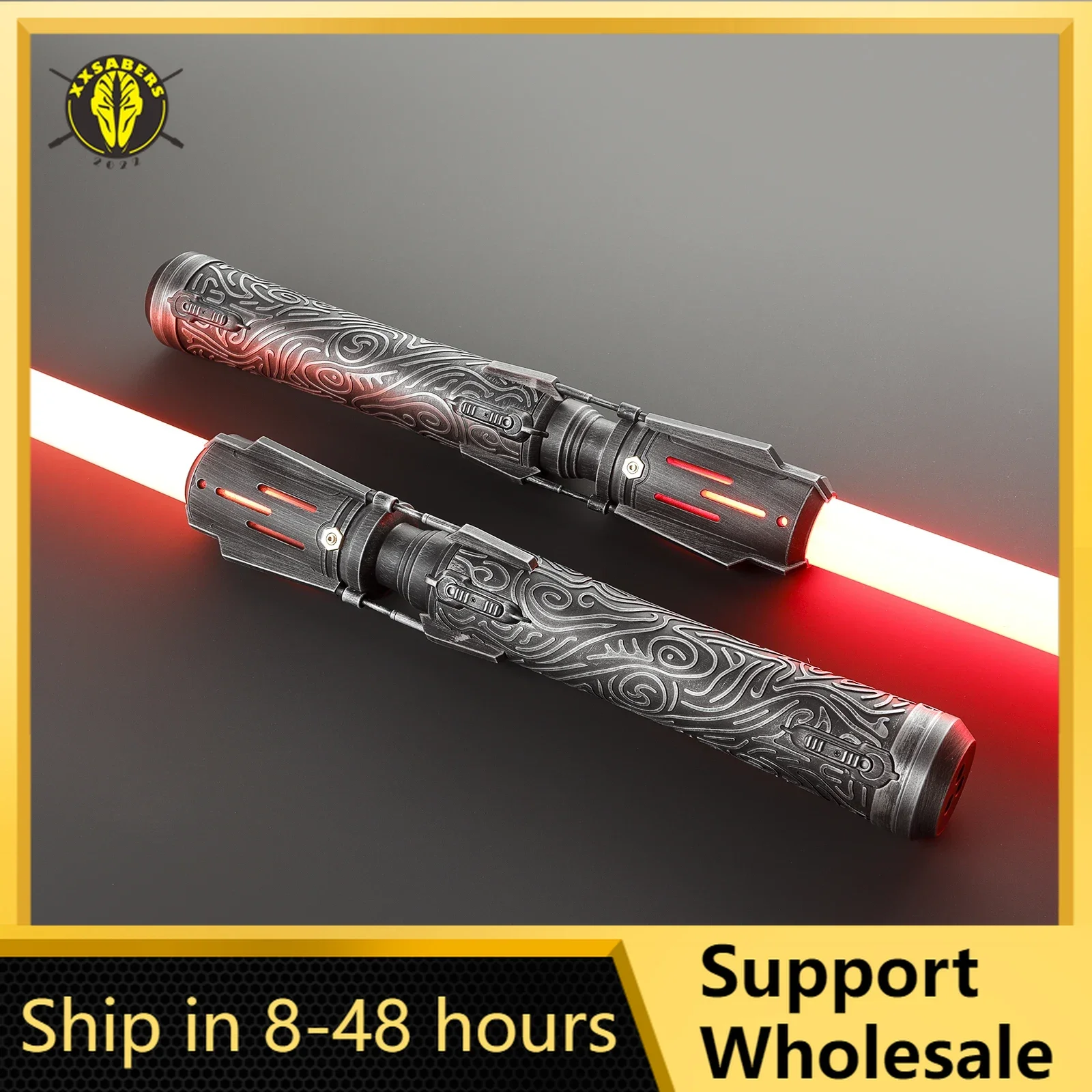 

Lightsaber Neopixel Jedi Laser Sword Metal Hilt Heavy Dueling Sensitive Smooth Infinite Changing Hitting Sound LTG Light Saber