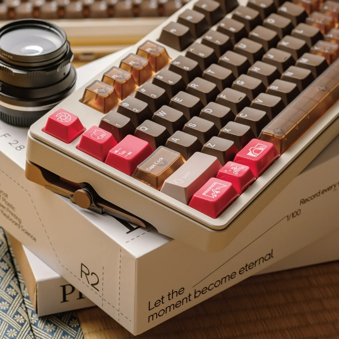 Keyboard Science｜ PhotoG Theme Keycaps Set ABS PBT Cherry Profile Custom Original Handmade Keycaps for Mechanical Keyboard Gift