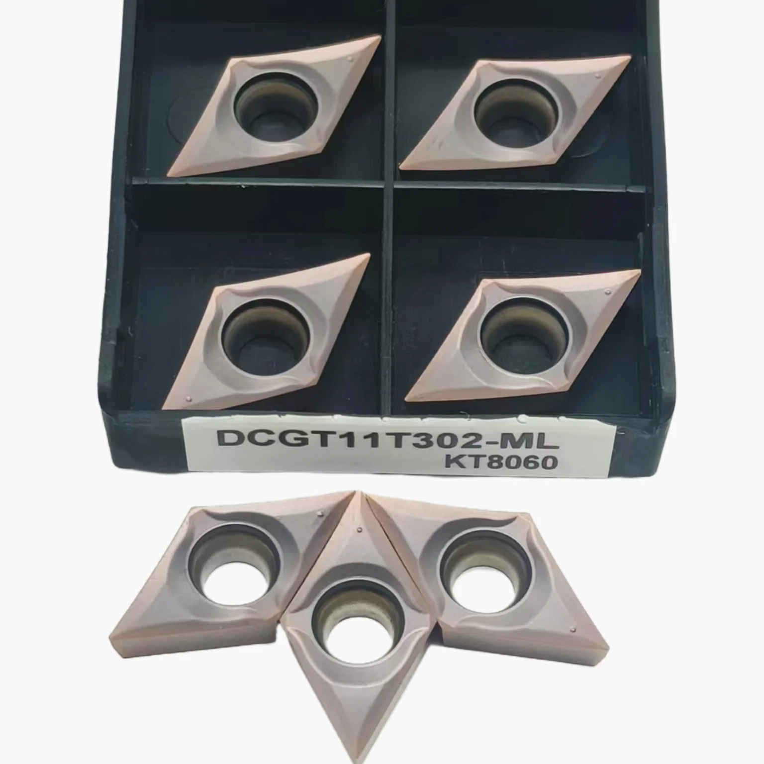10 buah inserts ML ML KT8060 alat bubut CNC sisipan karbida kualitas tinggi tools tools