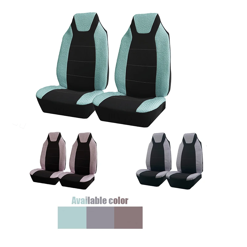 

Auto Plus Car Seat Cover Fit for Most Car Accessories Interior woman 2 Units Front Row Seat Cover Universal Polyester Car Seat