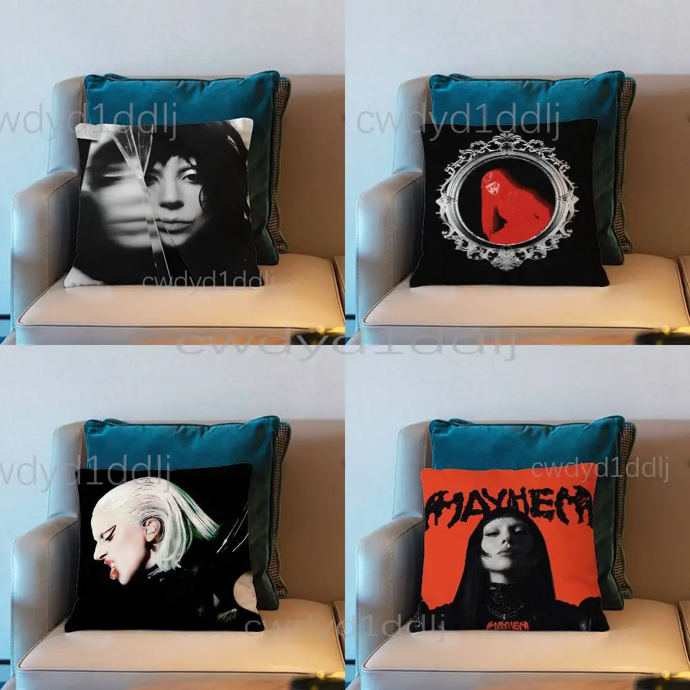 

L-Lady Gaga M-Mayhem Pillow Case Cover Square Sofa With For Pattern Comfortable Cushion suitable Of Room