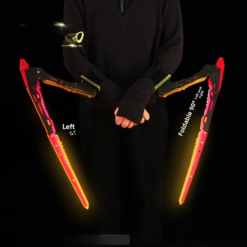2077-modele-d'arme-empilable-en-acrylique-lumineux-accessoire-de-cosplay-portable-equipement-de-personnage-de-jeu