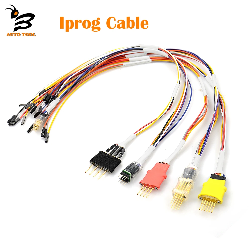 

Iprog Cable Without Soldering Pins 5 Probe Adapters Works ECU for Xprog IProg In-circuit ECU Line IProg+ Compatiable Easily Work