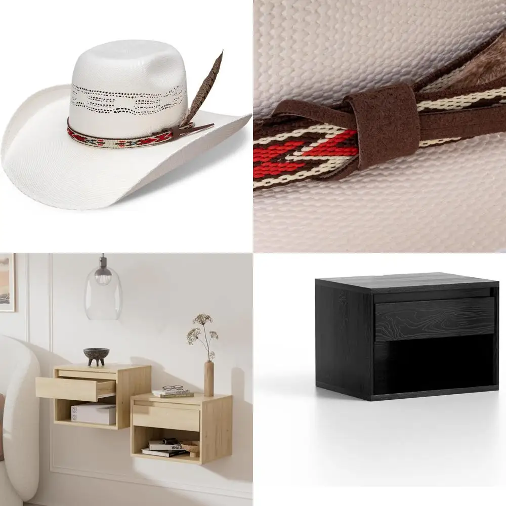 

Straw Cowboy Hat with 4-Inch Brim, Natural Color, Junior Size, Ideal for Young Guns and Outdoor Enthusiasts