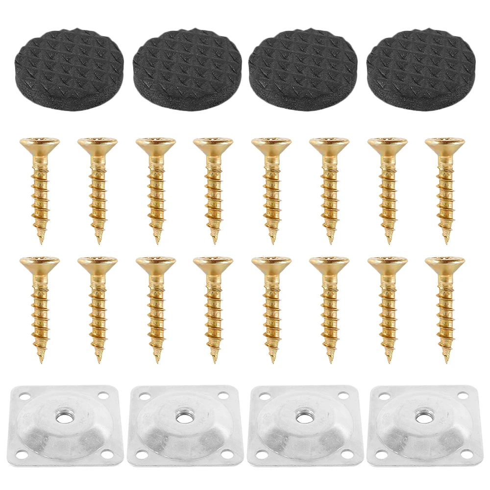 4Pcs Furniture Legs Wooden Solid Furniture Feet Oblique Straight Non-slip Table Chair Feet Replacement Feet Floor Protector Home image 5