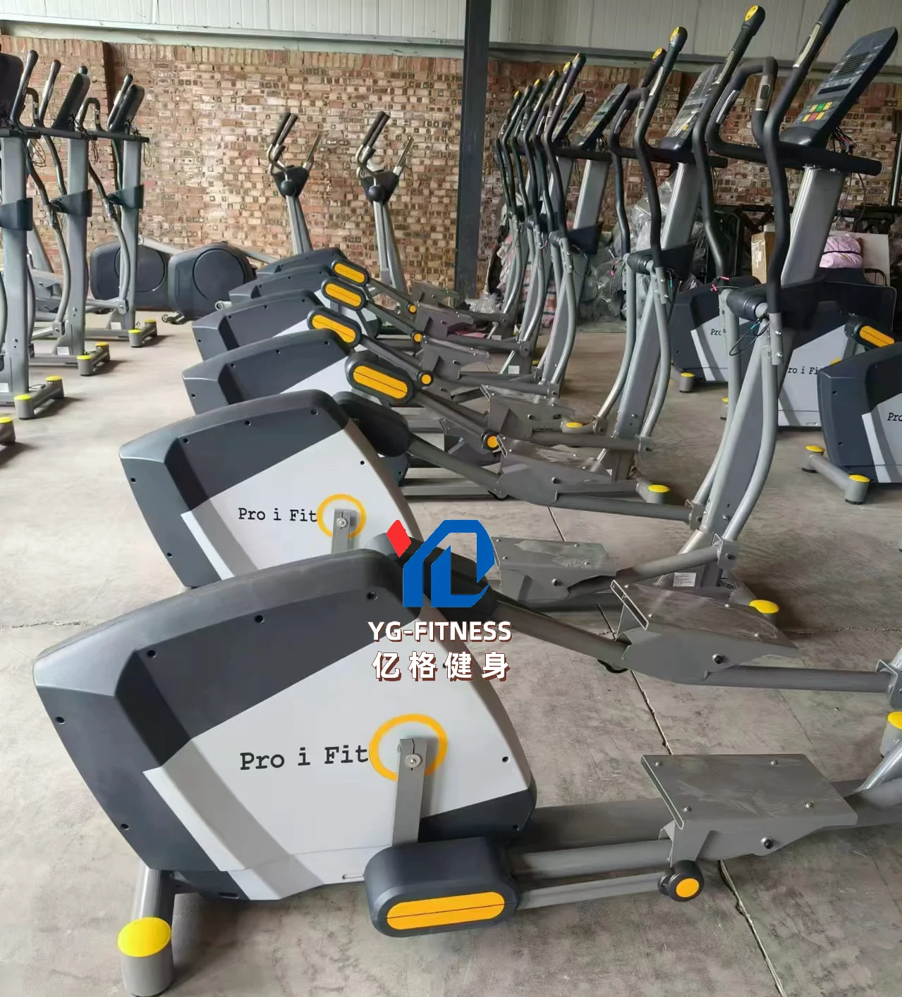 YG-E002 Equipo de gimnasio comercial máquina elíptica gimnasio equipo de fitness cardio entrenador transversal entrenador elíptico