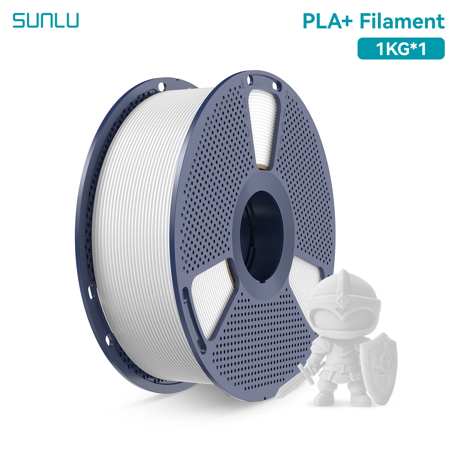 SUNLU PLA+ 1KG/2KG/3KG/5KG/10KG Filament 1,75mm Hohe Zähigkeit, 0 Blasen, Schneller Druck 300mm/s, Für 195-220°C ° C, ±0,02 mm Präzision