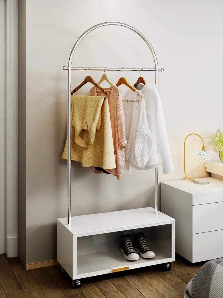 Clothes hanger, bedroom, floor to ceiling bucket cabinet, clothes rack, storage cabinet, household overnight clothing storage