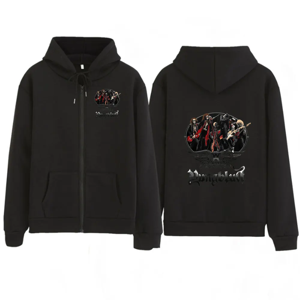 

Худи на молнии с графическим принтом Yungblud One More Time, унисекс, забавная одежда, модные топы, хип-хоп, готика, парный стиль, уличная мода