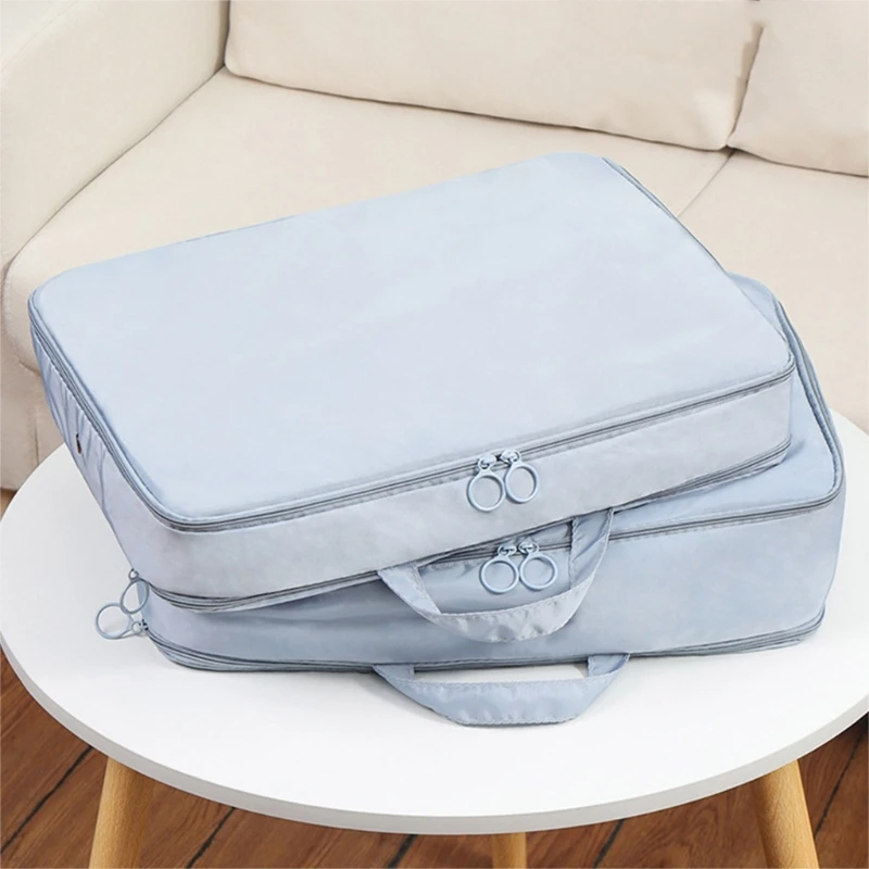 Luggage Storage Bags Compression Packing Cubes with Double Zipper Suitcase Organiser Packing Cubes Packing Cube for Home Travel