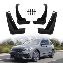Car Mud Flaps Splash Guards Fenders No Drilling Required For Volkswagen VW Tiguan 2 R-Line 2017-2023