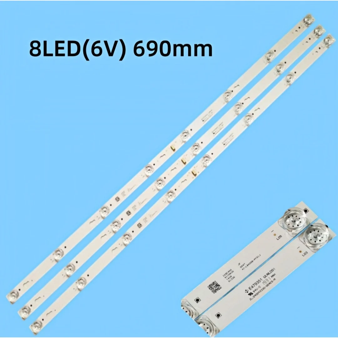 LED Backlight Strip 40FB5426 40FB5446 40FC3201 40FC3206 40FC3221 40FD5406 40FD5416 40FD5426 40FS3000 RCA L40NXSMART