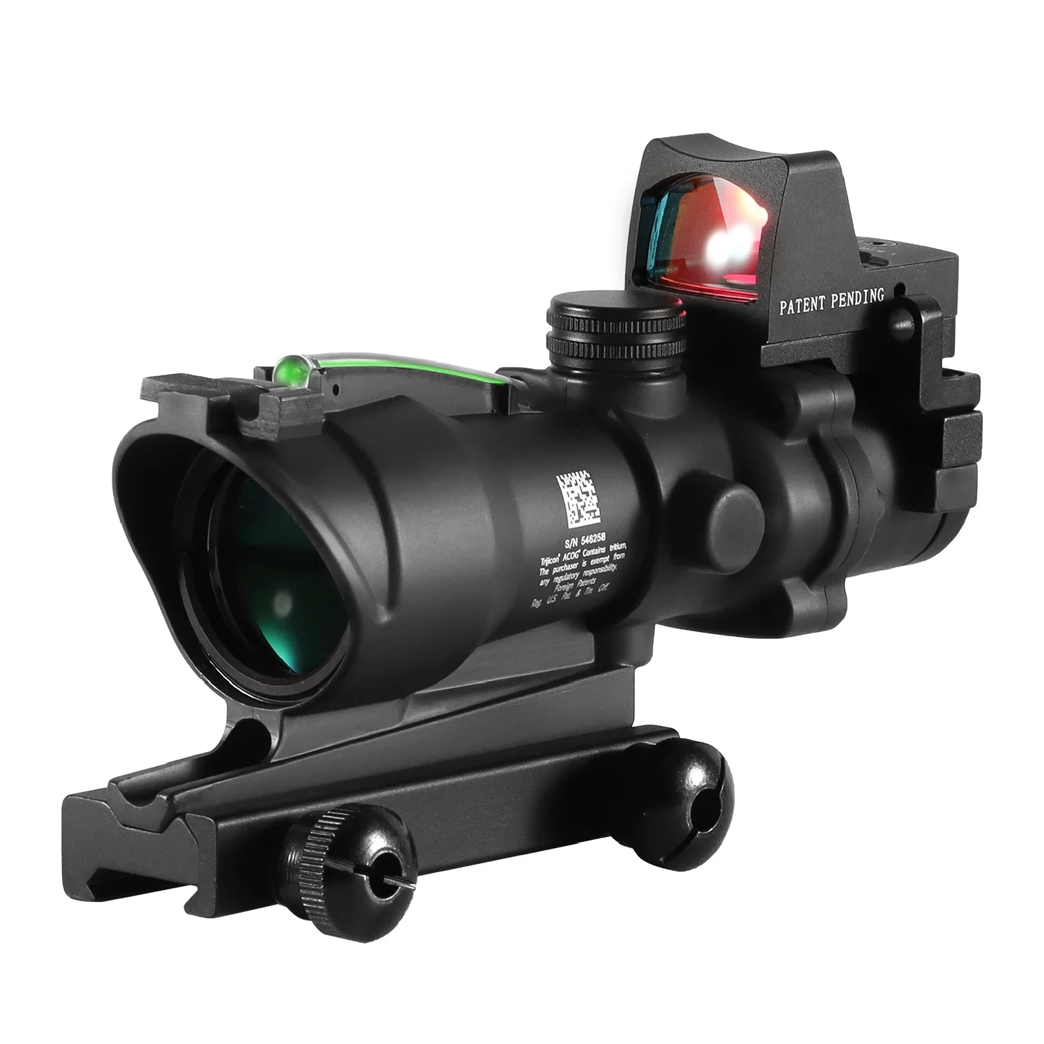 

Adjustable 4x32 Red Dot 1x 4x Scope Red Dot Tactical Scope 20mm Rail Scope for Hunting