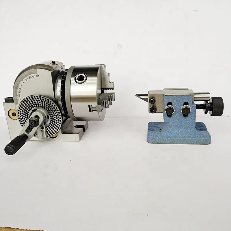 Cabeça divisória universal BS-0 BS-1 com cabeça divisória CNC de mandril de 3 mandíbulas