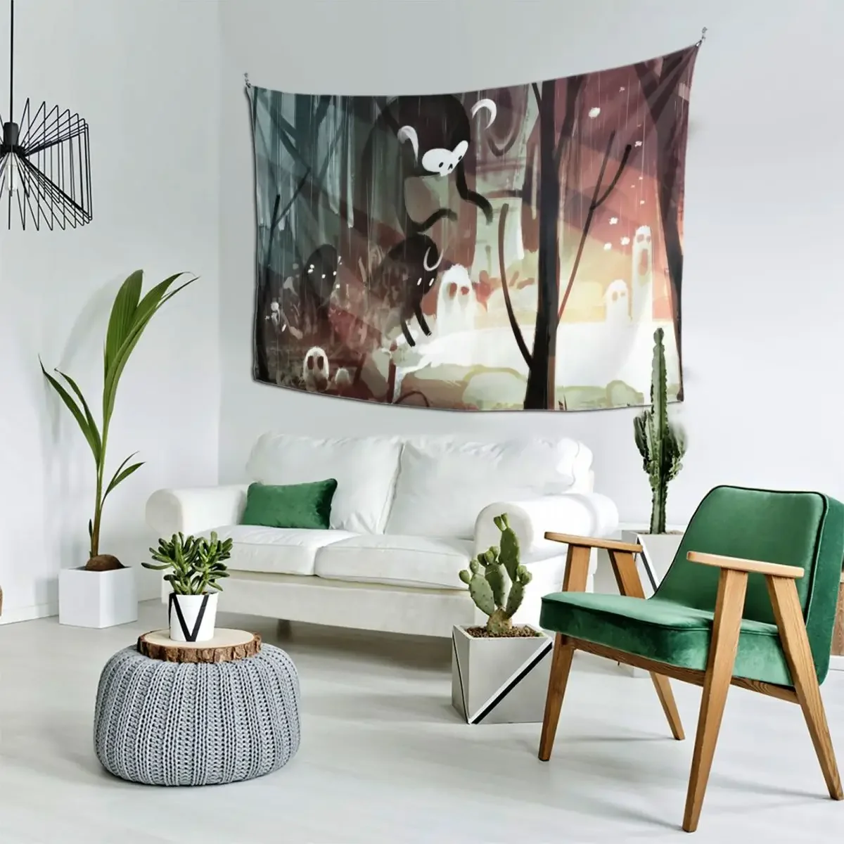 

The Gathering Tapestry Room Decor Aesthetic Art Mural Bathroom Decor Anime Decor Tapestry