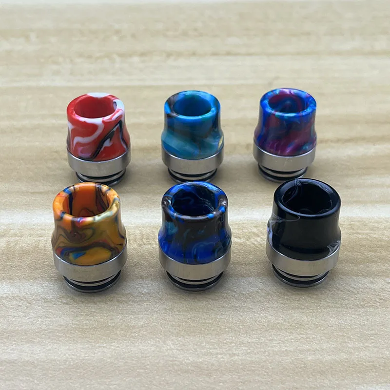810 สแตนเลสสตีลเรซิ่นหยดเคล็ดลับสําหรับ Dead Rabbit/Kylin/Zeus RTA Tank Atomizer อุปกรณ์เสริม vape