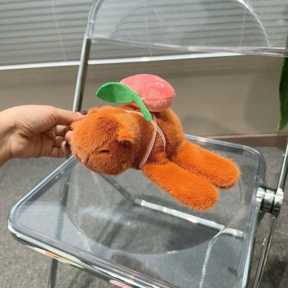 

Capybara Rodent Slap Bracelet Series Simulation Pink Capybara Plush Doll Slap Bracelet Cute Doll Wrist Style