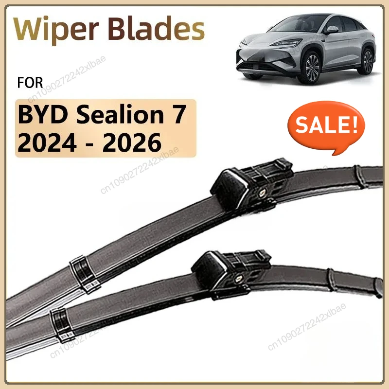 

Набор щеток переднего стеклоочистителя, лобовое стекло, щетки для чистки окон, детали для боди для BYD Sealion 7 SeaLion 07 EV 2026 2025 2024