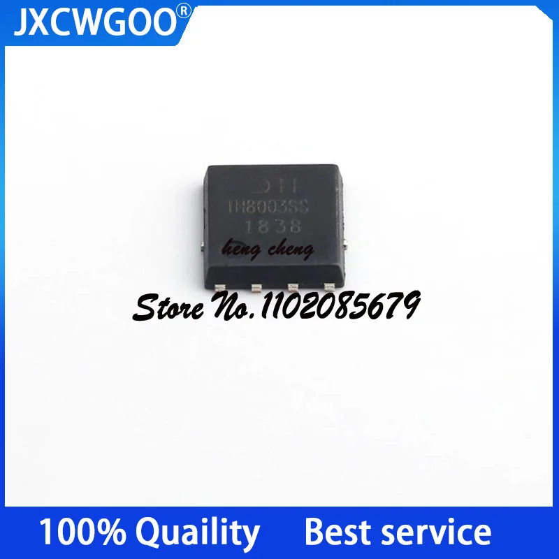 10PCS 100%New Original  DMTH8003SPS-13 TH8003SS PowerDI5060-8 N channel 80V 100A  MOSFET