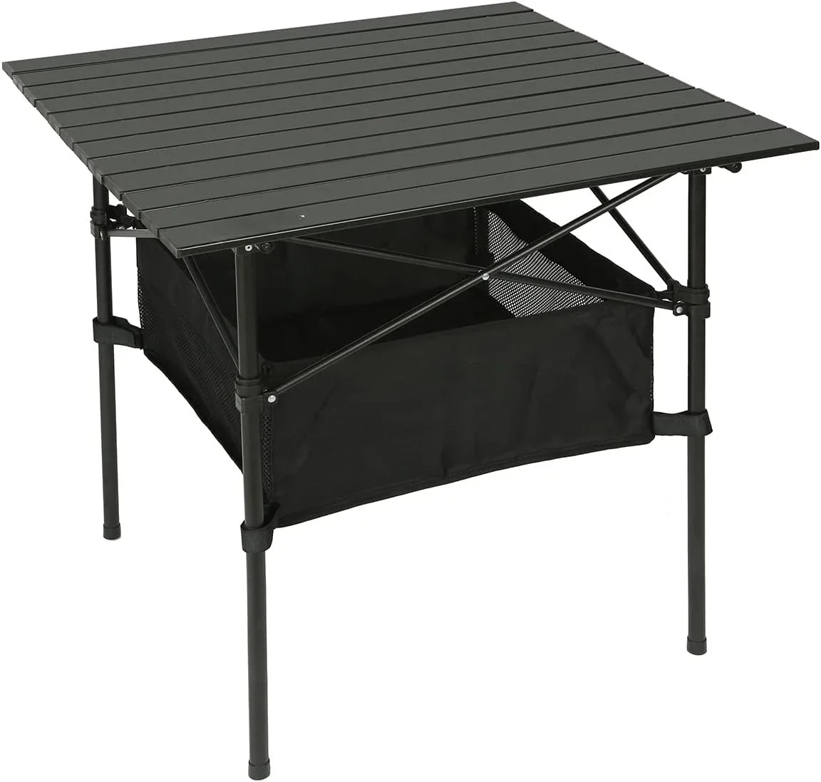 

Portable Camping Table Aluminum Folding Camp Table Lightweight Outdoor for Camping Hiking Picnic Backpacking, 28” x 28”