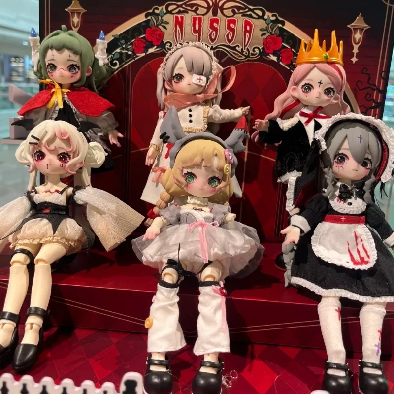 

В наличии Nyssa Blind Box Eerie Nightmare Series 1/12 Bjd Готическая аниме-фигурка с подвижными шарнирами ПВХ Гаражный комплект Коллекционные игрушки