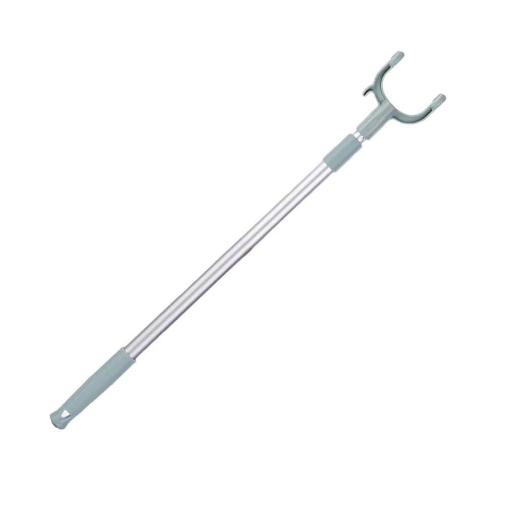 

2pcs Retractable Clothesline Pole Telescoping Adjustable Rods Aluminum Alloy PP Material Strong Bearing Wardrobe Ceiling Laundry