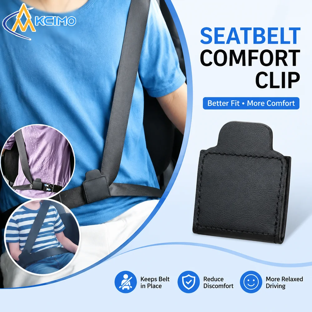 Car Seat Belt Fixing Clip, Anti-Shake Webbing Stabilizer, Scratch-Resistant Interior Belt Arrangement Fastener