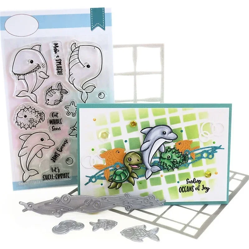 Metall Schneiden Stirbt Scrapbooking Für Karte, Die DIY Präge Schnitte Neue Handwerk Sterben Welle Dekoration