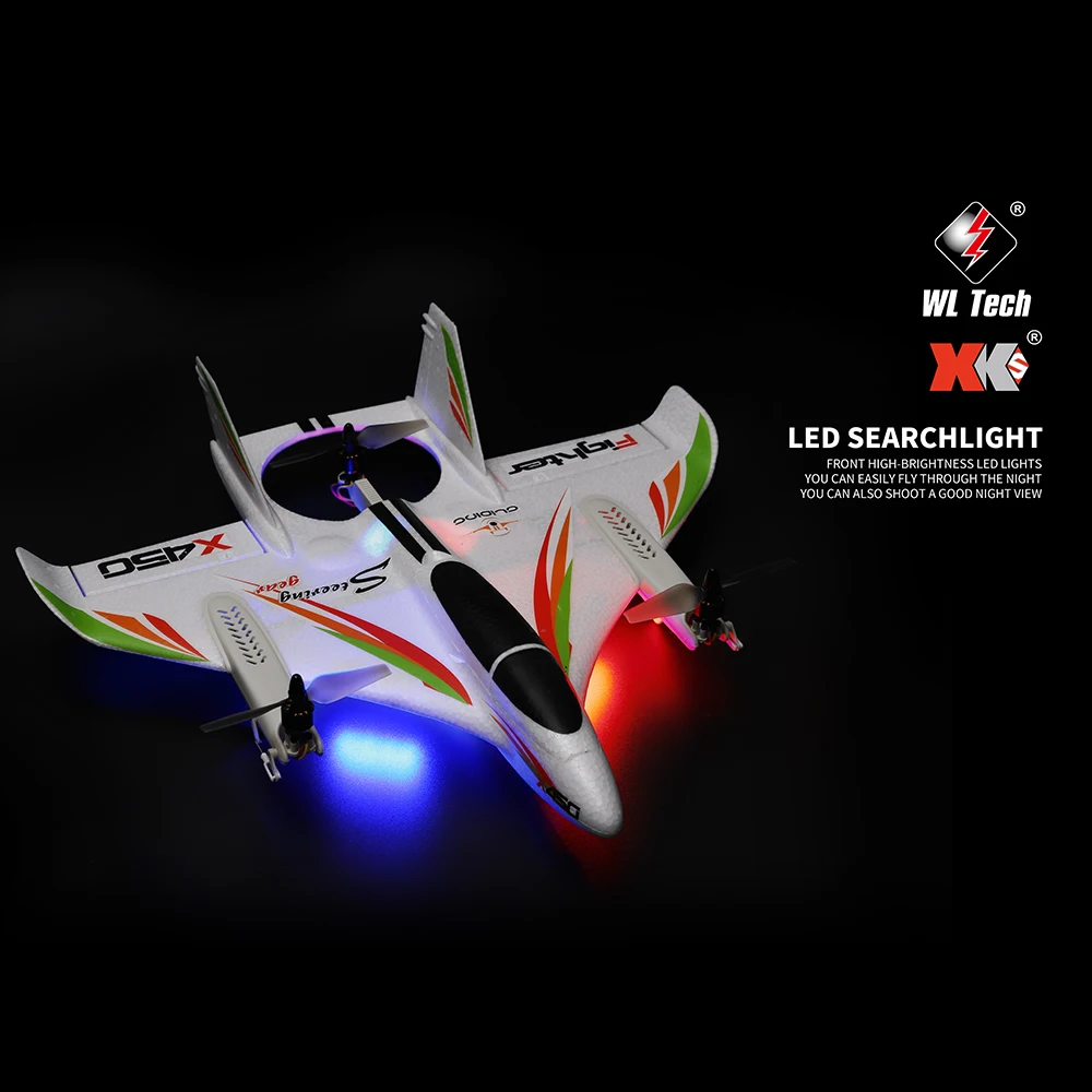 Avion RC planeur RC avion à voilure fixe avec 3 modèles 2.4G 6CH 3D/6G hélicoptères RC décollage Vertical RTF