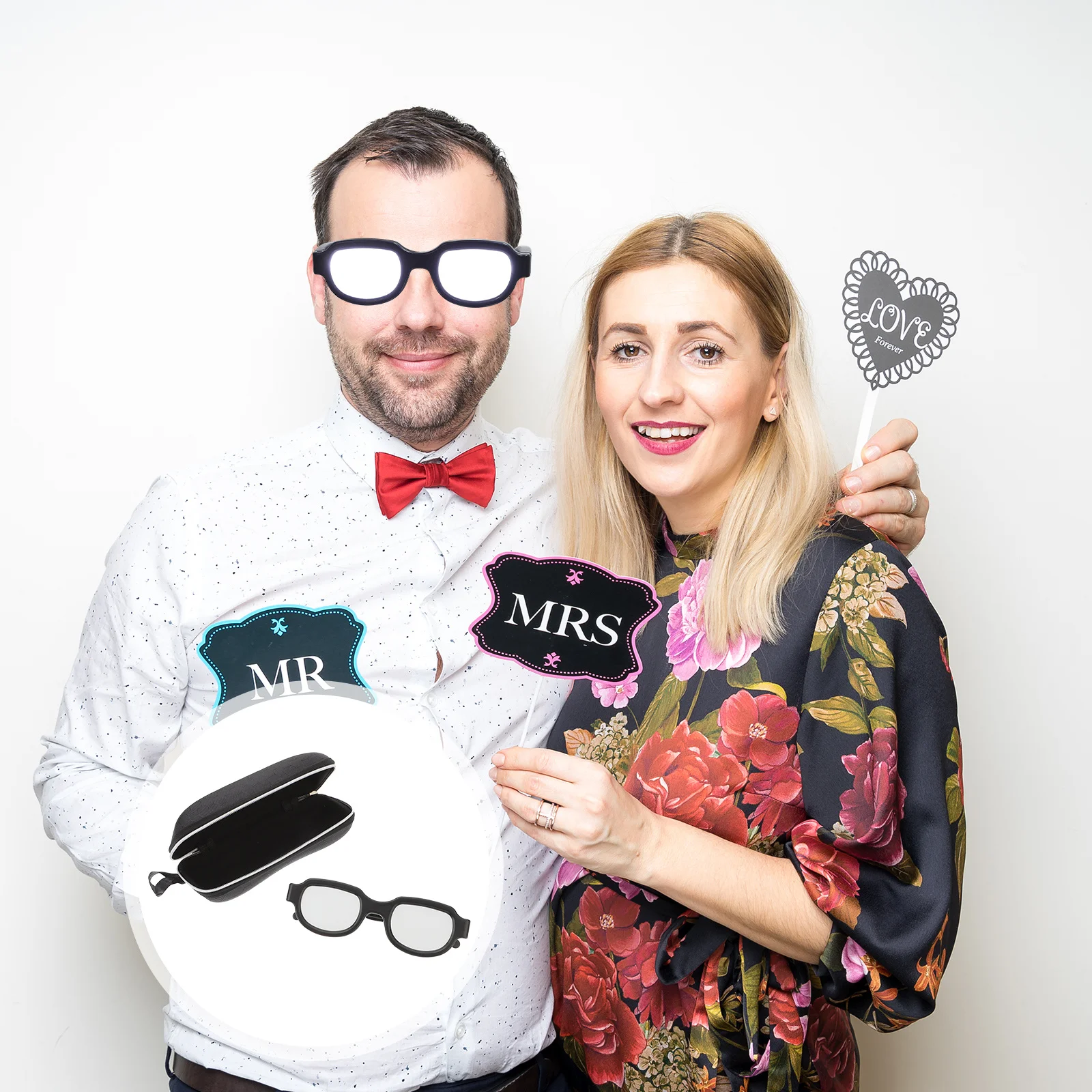 

1Pcs LED Luminous Glasses USB Charging Black Eyeglasses for Birthday Carnival Cosplay Photo Prop Gift LED Luminous Glasses