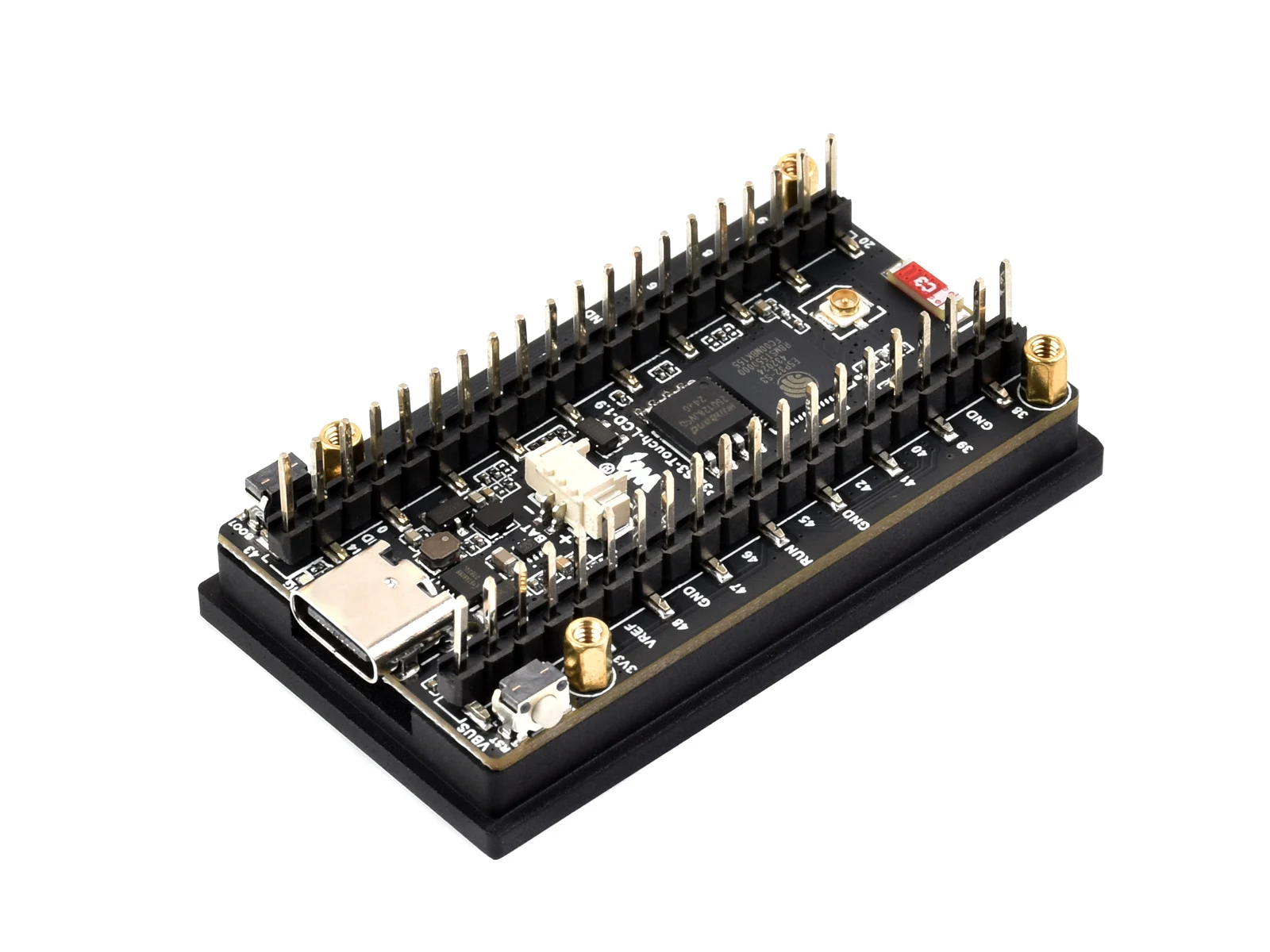 Placa de desenvolvimento de tela ESP32-S3 de 1,9 polegadas, 170 × 320 pixels, cor 262K, processador dual-core LX7 de 32 bits, suporta 90 °   Hardware Ro