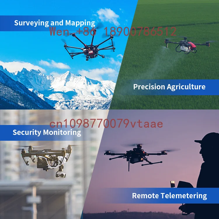 HX-CHX600A L1/L2/L5/L-Band Helical GNSS UAV Antenna 4.2dBi High Gain Lightweight Millimeter-Level Accuracy for UAV Drones - view 5