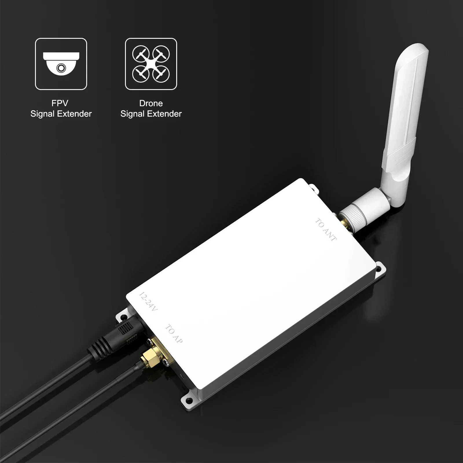 EDUP EP-AB026 10W 5.8Ghz Long Range Plug and Play Wifi Extender Repeater Wifi  for Home Office Outdoor