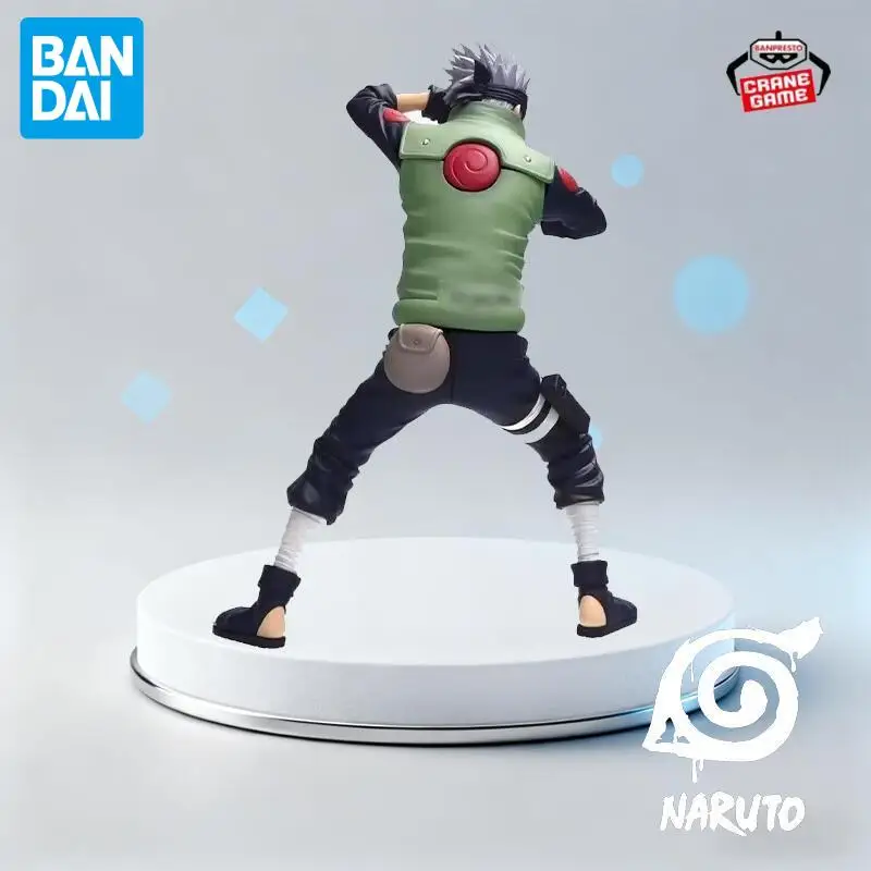 En Stock Bandai Original Naruto Hatake Kakashi figuras de Anime modelos de acción muñecas de dibujos animados juguetes de escritorio adornos regalos del Festival