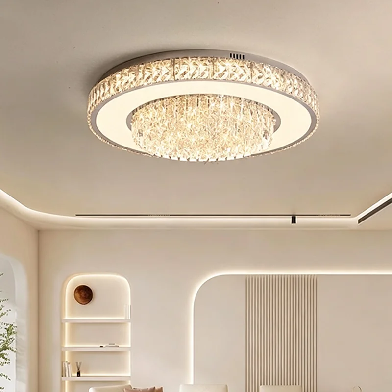 Luxury Crystal Pendant Light for Living Room Dining Room - Home Decoration Chandelier Ceiling Lamp Indoor Lighting