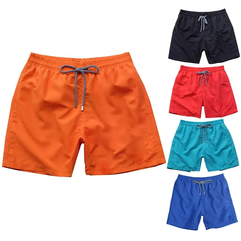 Costumi da bagno magici da uomo di alta qualità cambia colore pantaloncini da Surf reattivi in acqua ricamati Beach Surf Swim Mesh Trunks