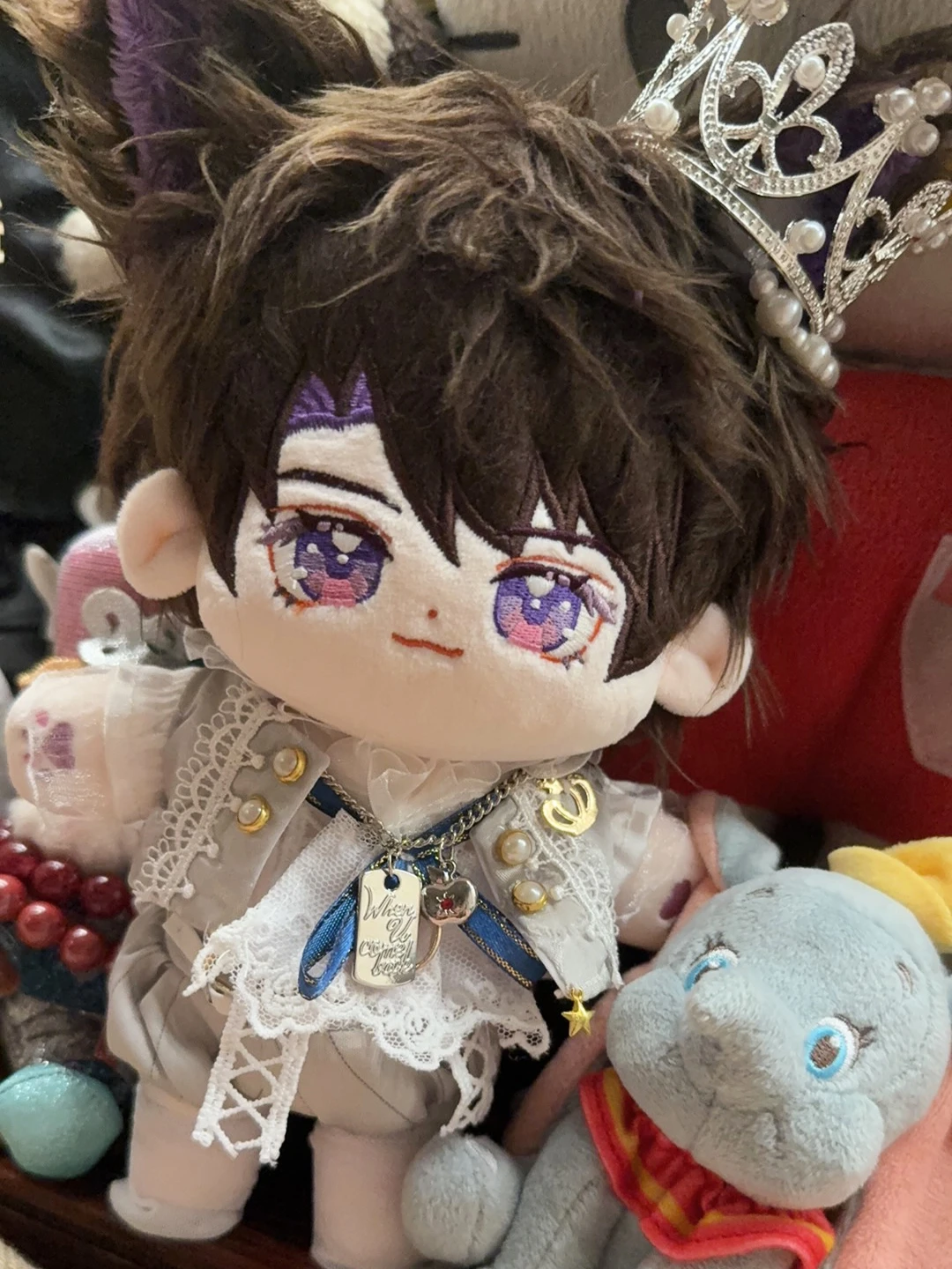 

Stuffed 20CM Game Love and Deepspace Caleb Handsome Plush Dress-up Cotton Doll Fan Collectibles Toys for Kids Plushies Birthday