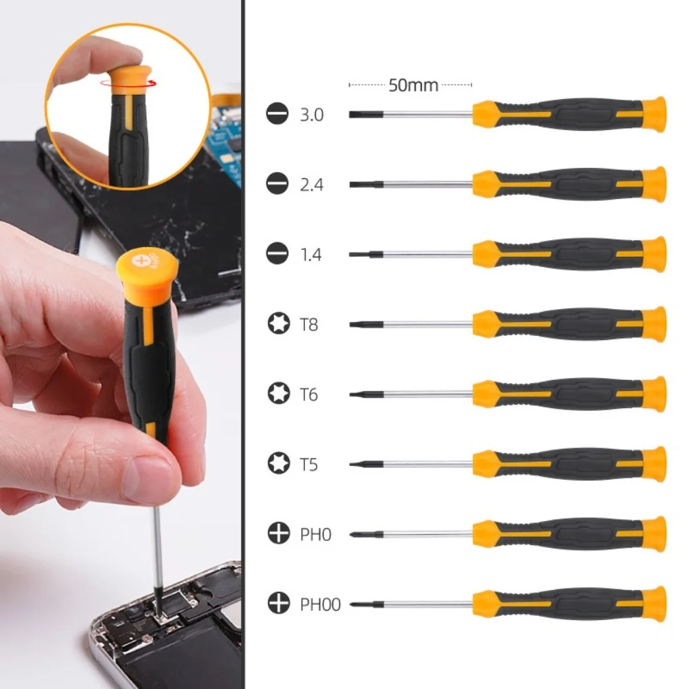 73pcs Precision Screwdriver Set Magnetic Tips 360 Flexible Shaft For Computer Phone Electronics Repair Hand Tools Kit Black