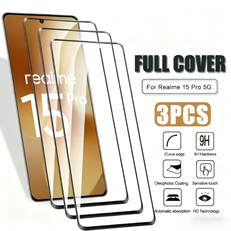 3Pcs For Realme15Pr…