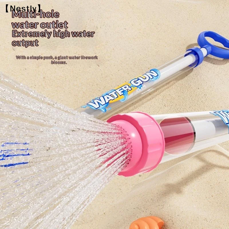 Water Spray Toy Pull-back Blaster For Kids Outdoor Summer Games_voghion.com