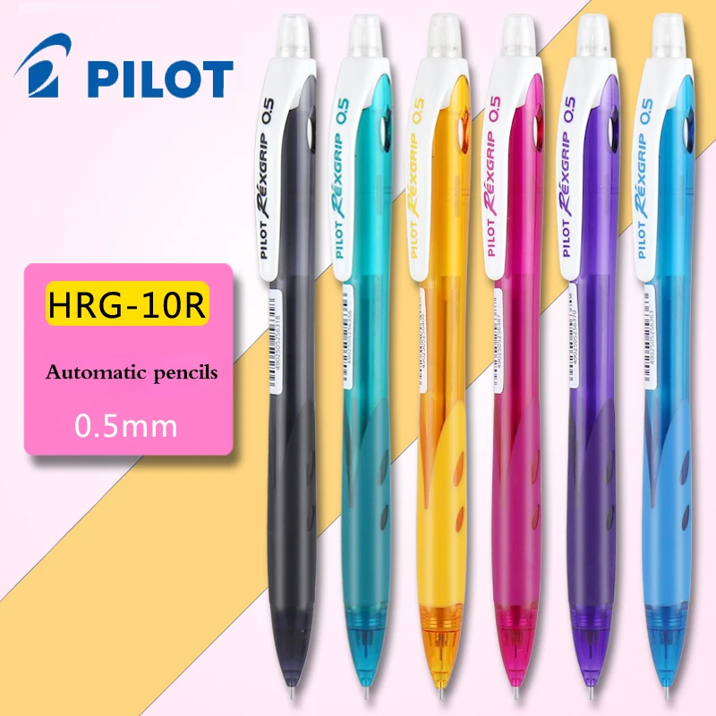 

10PCS PILOT Mechanical Pencil HRG-10R Student Activity Pencil 0.5mm Colorful Transparent Appearance Cute Pencils Stationery