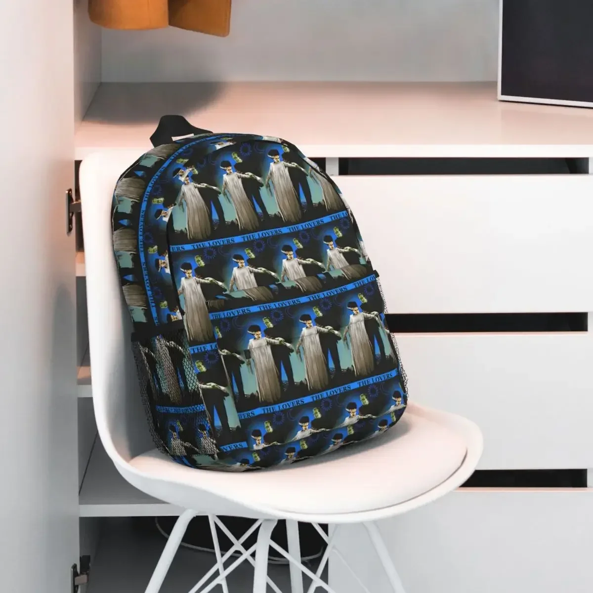 حقيبة ظهر The Bride Of Frankenstein رائجة البيع Daypack سعة كبيرة للأولاد والبنات حقيبة كتب حقائب كتف للرجال والنساء حقيبة مدرسية