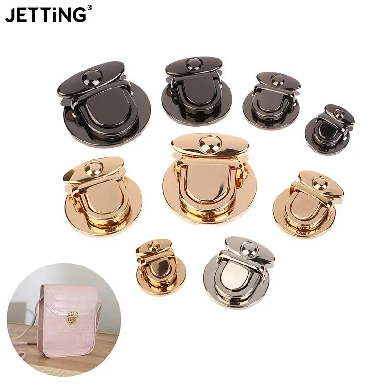 Closures Snap Clasps Craft DIY Metal Lock Bag Case Buckle Clasp For Handbags Shoulder Bags Purse Tote Hardware Accessories