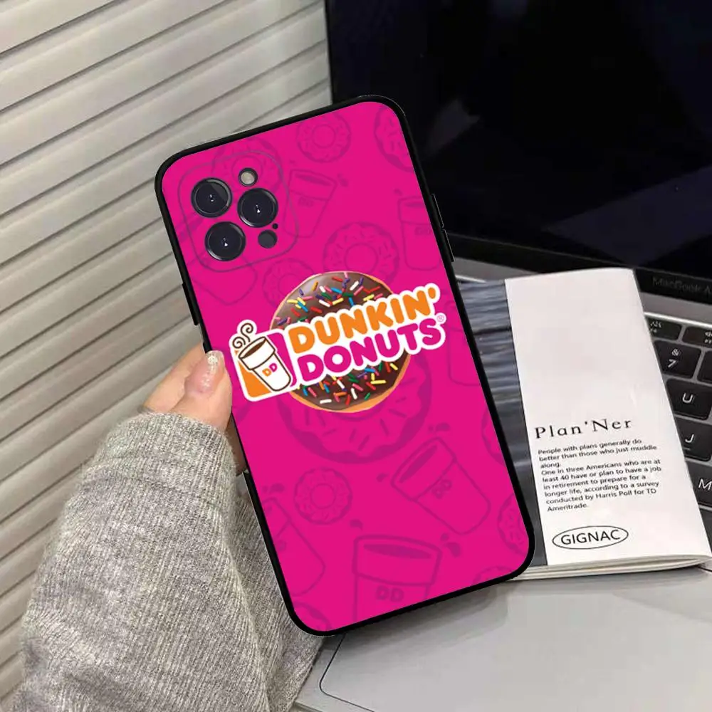 Dunkin Donuts Coffee Phone Case Silicone Soft for iphone 15 14 13 12 11 Pro Mini XS MAX 8 7 6 Plus X XS XR Cover