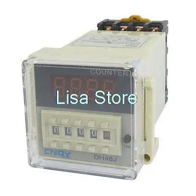 

110 В переменного тока, 50/60 Гц, монтаж на панели DH48J 1- 999900 Цифровое реле счетчика