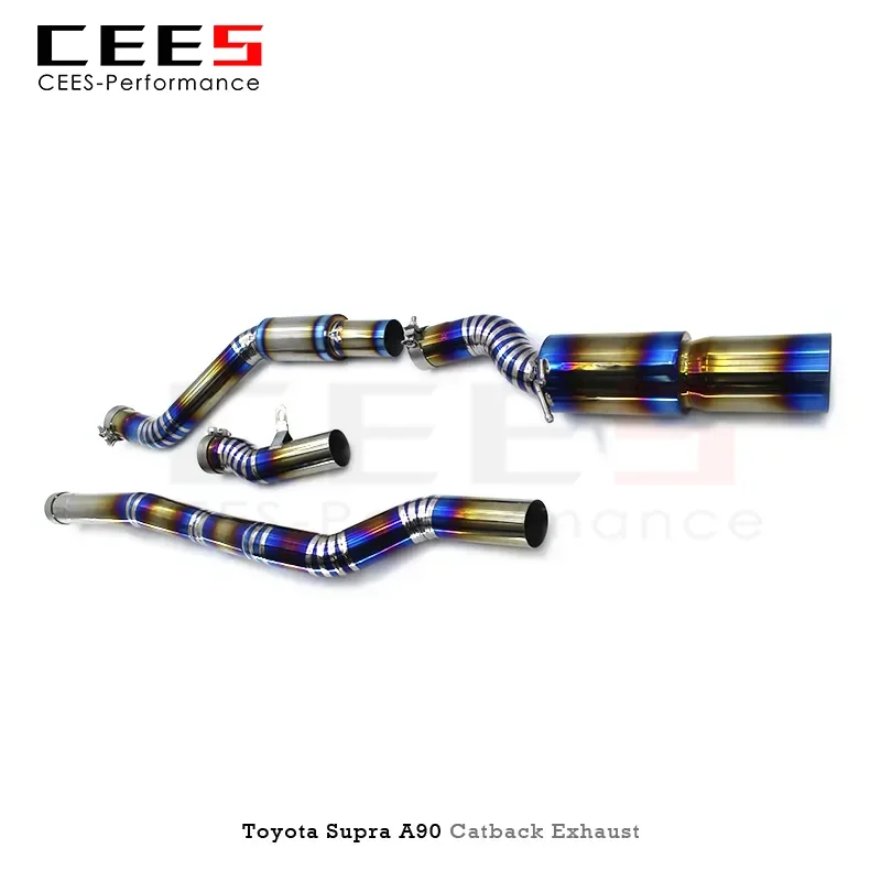 CEES Performance Catback Exhaust For  Supra A90 3.0T 2020-2023 Tuning Exhaust Pipe Muffler Car Exhaust System