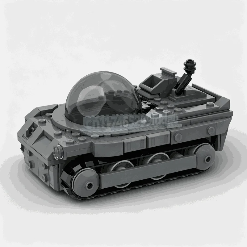 207PCS Sci-Fi Resistance APC MOC Vehicle Model Custom Puzzle DIY Assembly Building Blocks Creative Educational Toy Popular Gift