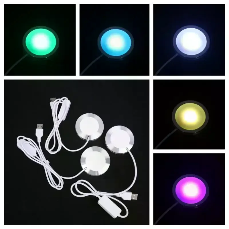 

Удобные круглые светодиодные фонари для бамбуковой лампы своими руками; Разноцветный или теплый белый вариант, предоставленный в лаборатории Bambu.