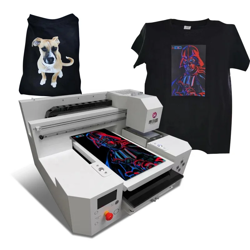 Multicolor Digital Machine A3 Size Double Heads XP600 Digital Textile dtg printer a3 automatic for T-Shirt Printing