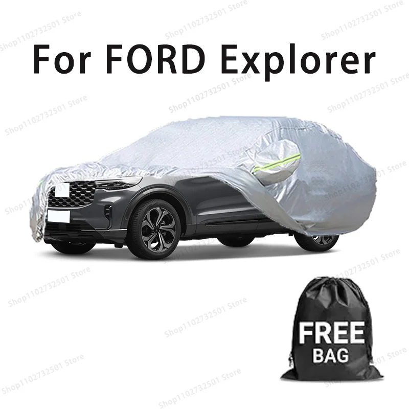 

Car cover For FORD Explorer Full cover Waterproof sun protection cover Scratch resistant cars accessories